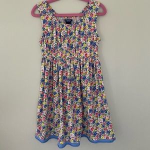 Ralph Lauren CHAPS Cotton Jersey Floral Tank Dress